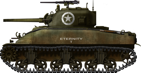Sherman M4A1 Sicily 1943