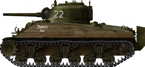 Sherman M4A2 med production