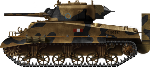 Sherman Mk.III 3rd CLY Italy