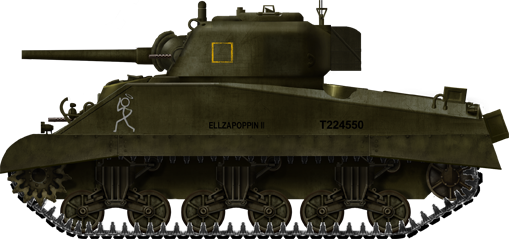Sherman MkIII 48th RTR Anzio 1944