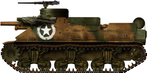 US WW2 self propelled gun M7 Priest