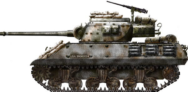 Late M36GMC Belgium 1945