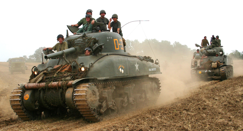 A modern-day reenactment in Belgium - credits: Jean-Pol GRANDMONT