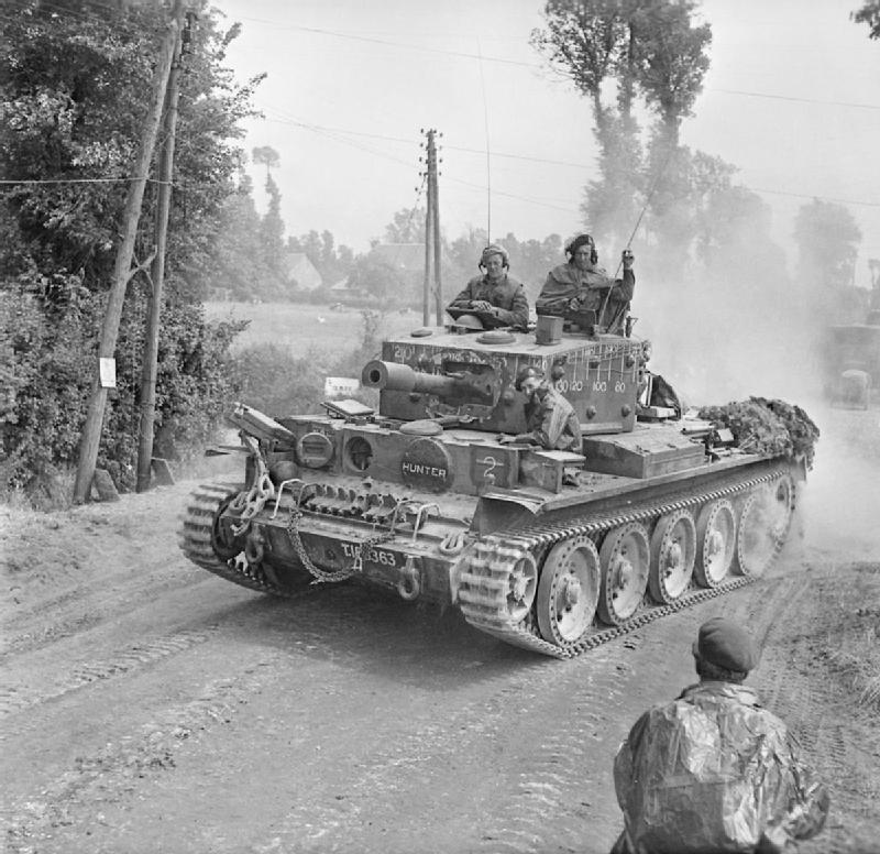 Centaur IV tank of H Troop, 2nd Battery, Royal Marine Armoured Support Group, 13 June 1944.