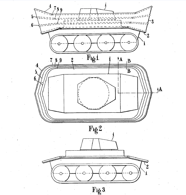 Testing amphibious screens Mark I DD