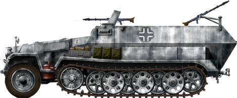 Sd.Kfz.251/1 Ausf.C near Moscow