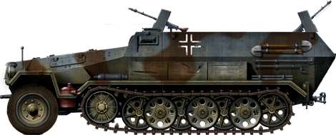 Sd.Kfz.251 Ausf.B, Greece