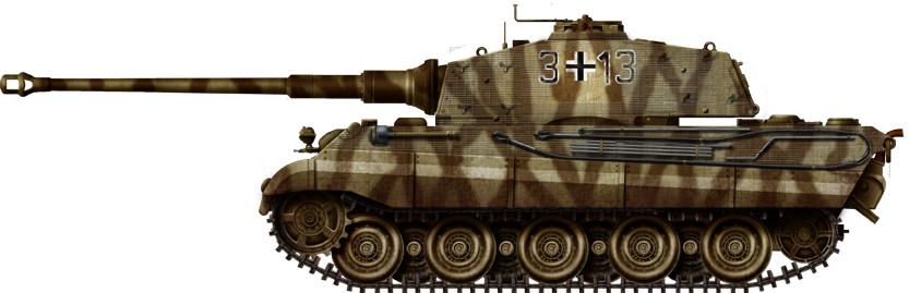 Tiger II, Pz.Abt.506, Germany, March-April 1945.