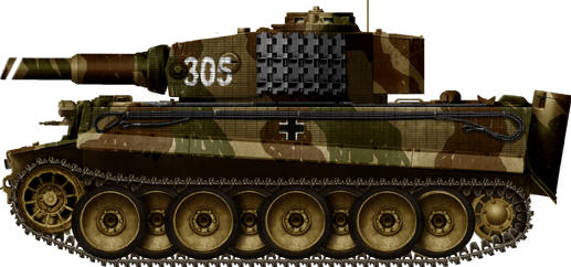Tiger Ausf.E, Belgium, May 1944