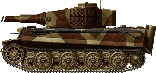 Tiger Ausf.E, Lithuania, 1944
