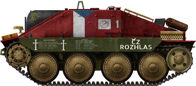 Czech insurgents Jagdpanzer