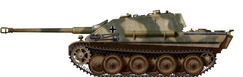 Jagdpanther during the Ardennes offensive