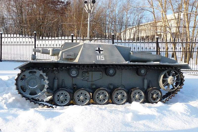 Early StuG III at the Victory Park in Moscow