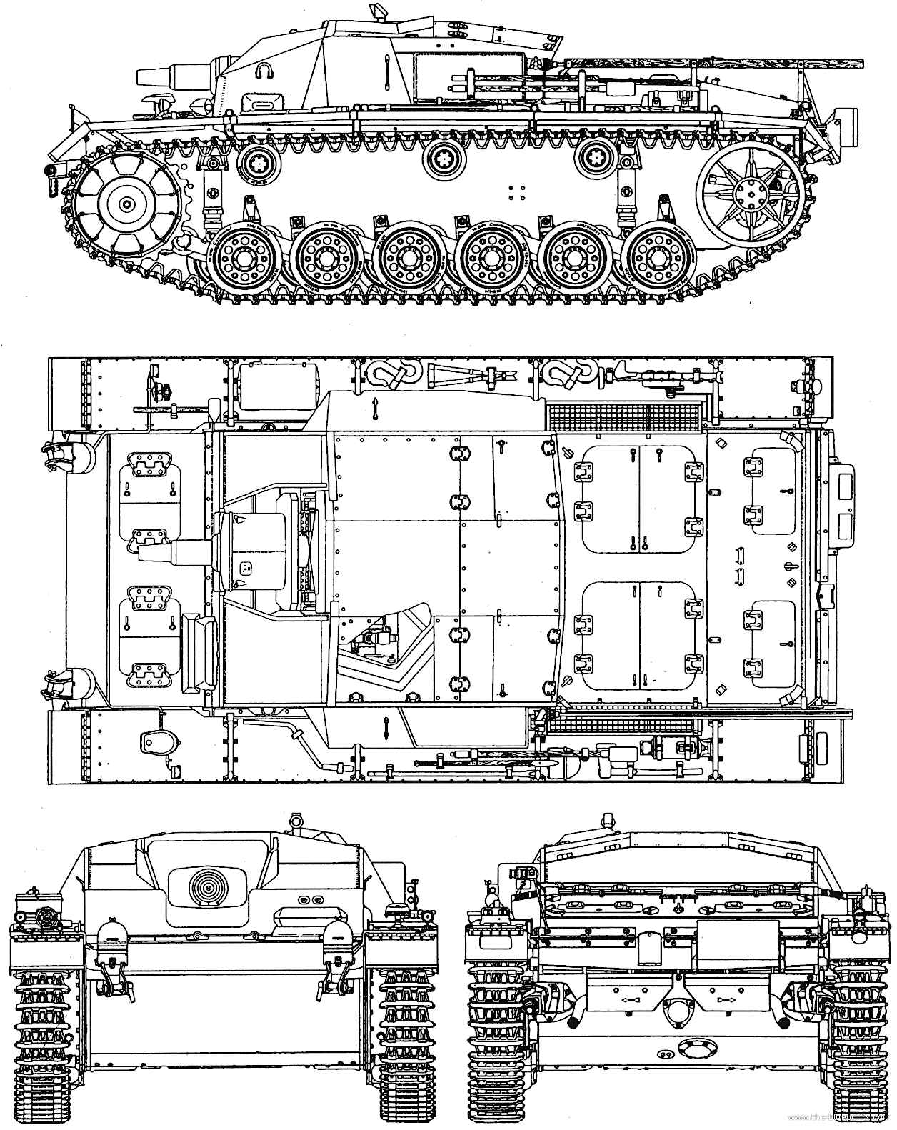 StuG III Ausf.C blueprint