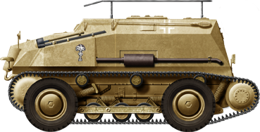 SdKfz 254 with the Afrika Korps