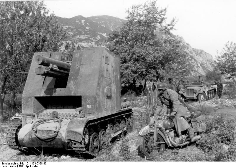 sIG 33 Bison in Greece, may 1941.
