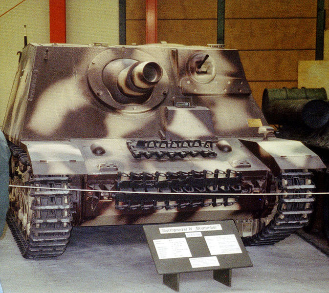 Front view of the Brummbär