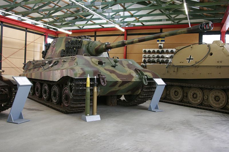 Sd.Kfz.182 Tiger Ausf.B at the Munster Museum