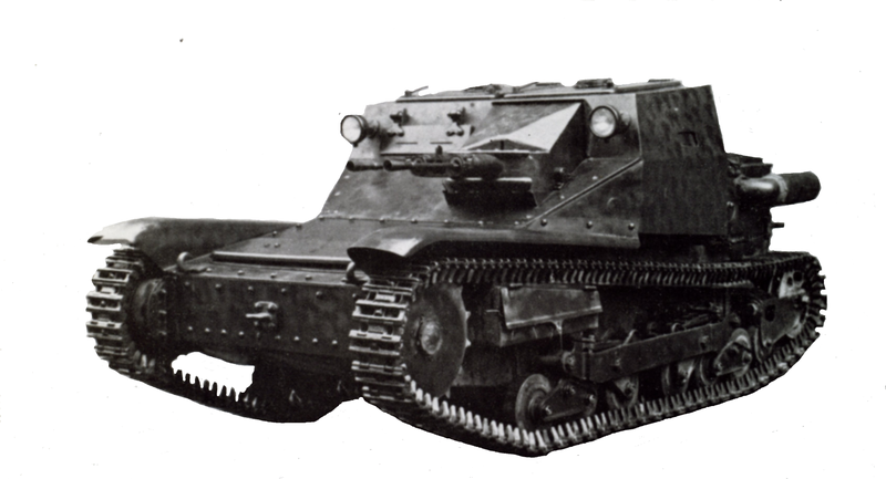 The Italian CV-33 Tankette. The 2 man crew of this tiny tank were