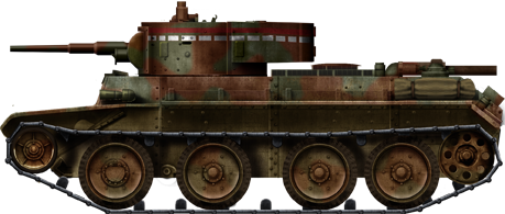 Camouflaged BT-7-1.