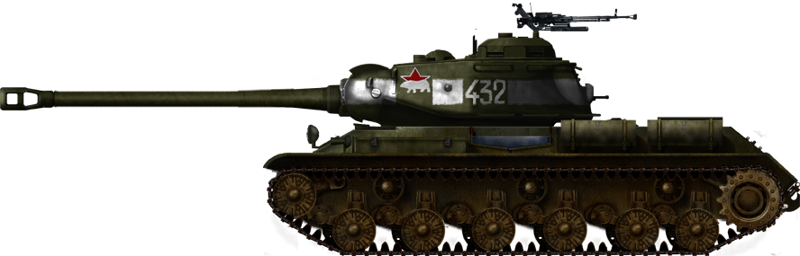 IS-2 model 1944 from the 7th Independent Guards Heavy Tank Battalion, Berlin, April 1945.