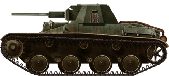 T-60 model 1942 (unknown unit), in late 1942. Due to increased armor, these were given stamped road-wheels.