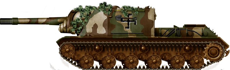 Finnish ISU-152. Two were captured in the summer of 1944.