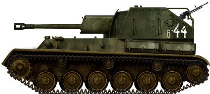 SU-76, february 1943