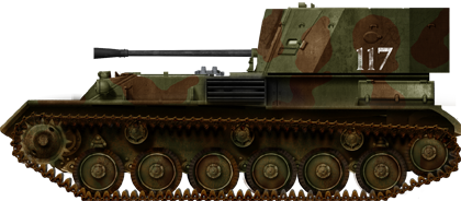 Camouflaged ZSU-37